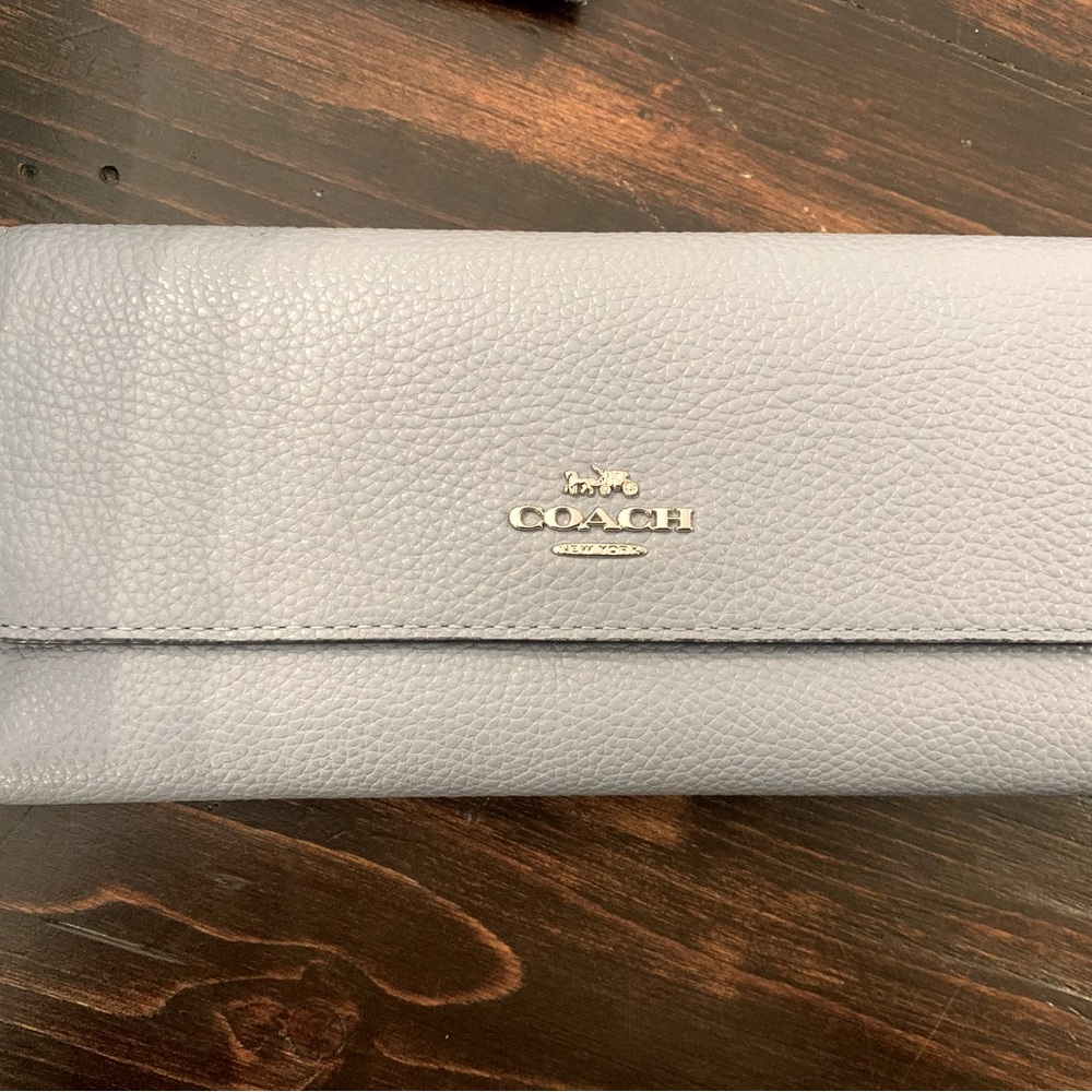 Blue Coach wallet